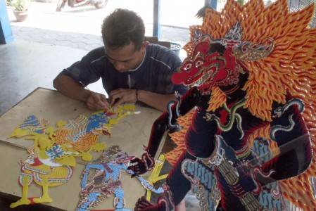 How to make a puppet Wayang  kulit nusanthara